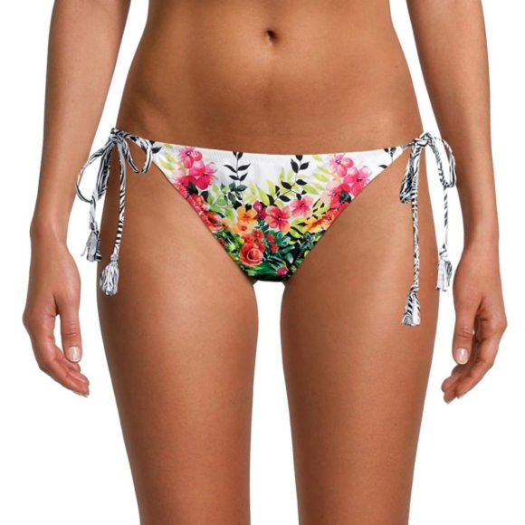Johnny Was Swim Johnny Was Spring Floralzebraprint String Bikini
